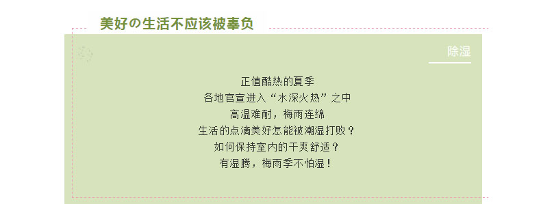 如何避免生活的樂趣被潮濕影響？