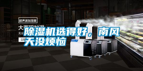 除濕機(jī)選得好，南風(fēng)天沒煩惱
