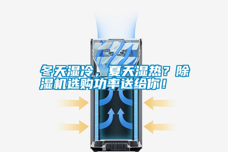 冬天濕冷，夏天濕熱？除濕機選購功率送給你！