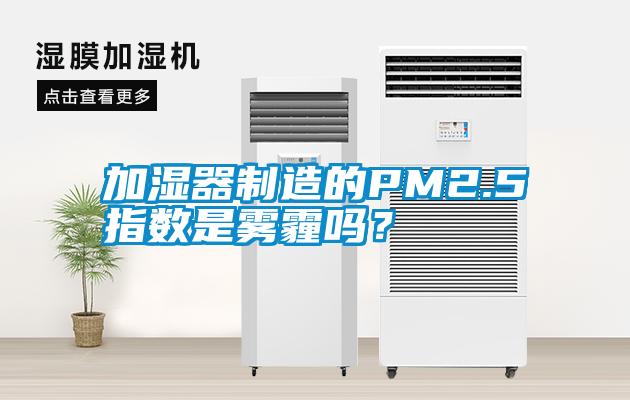 加濕器制造的PM2.5指數(shù)是霧霾嗎？