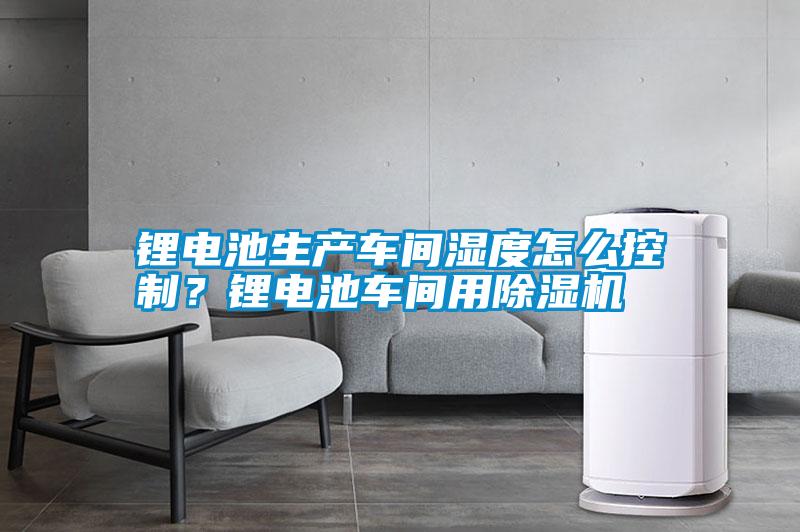 鋰電池生產(chǎn)車間濕度怎么控制？鋰電池車間用除濕機(jī)
