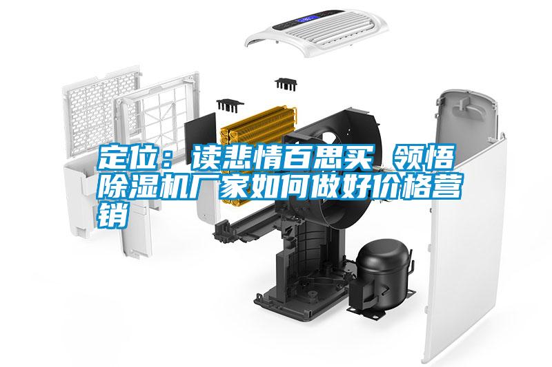 定位：讀悲情百思買 領(lǐng)悟除濕機(jī)廠家如何做好價(jià)格營銷