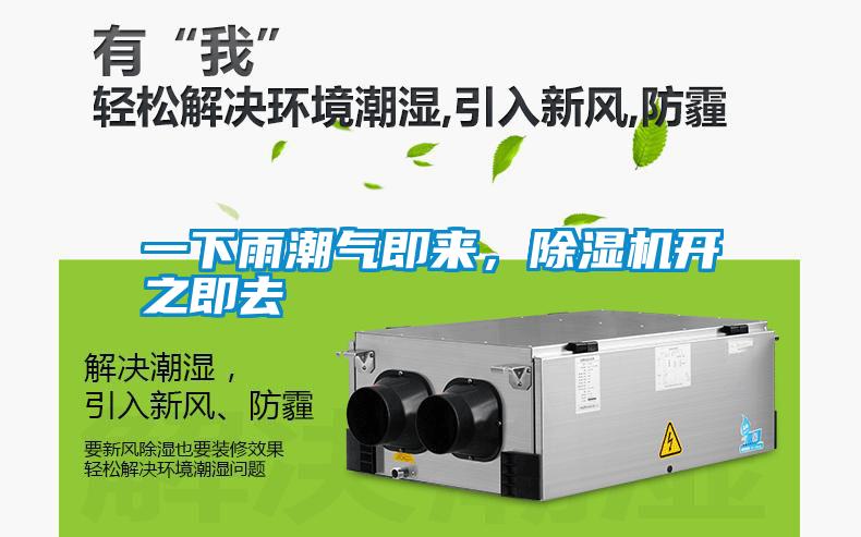 一下雨潮氣即來，除濕機(jī)開之即去