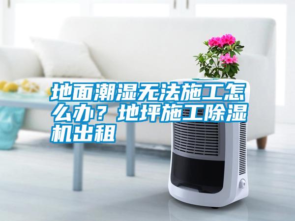 地面潮濕無(wú)法施工怎么辦？地坪施工除濕機(jī)出租