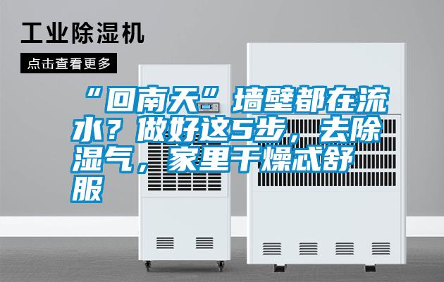 “回南天”墻壁都在流水？做好這5步，去除濕氣，家里干燥忒舒服