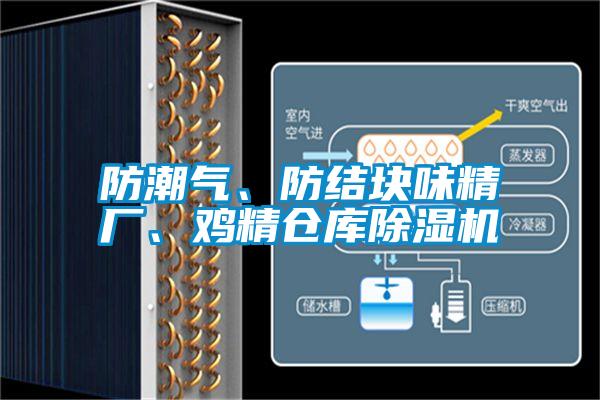 防潮氣、防結(jié)塊味精廠、雞精倉庫除濕機
