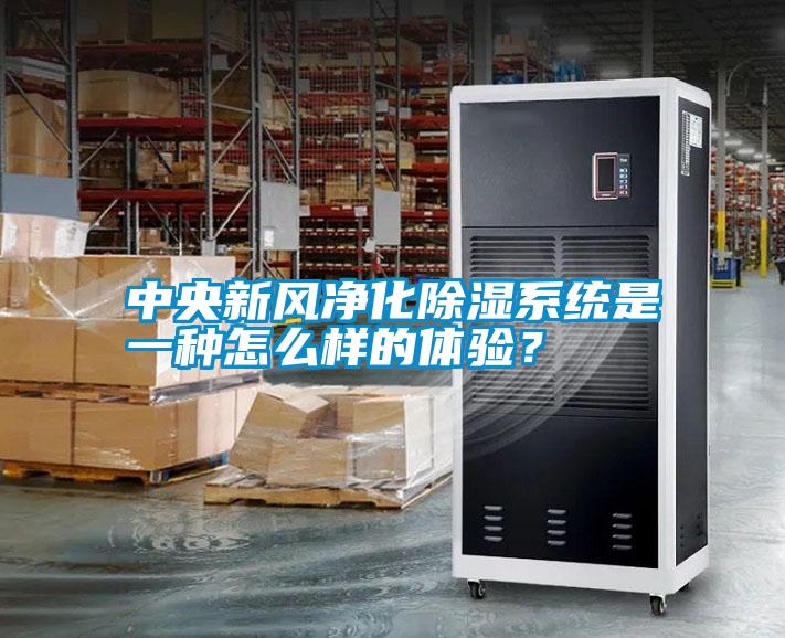 中央新風(fēng)凈化除濕系統(tǒng)是一種怎么樣的體驗(yàn)？