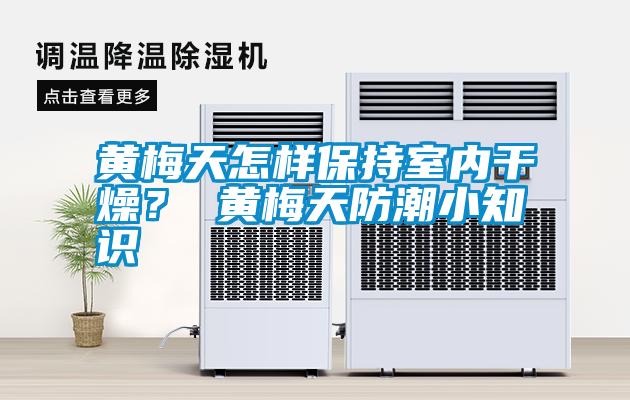 黃梅天怎樣保持室內(nèi)干燥？ 黃梅天防潮小知識(shí)