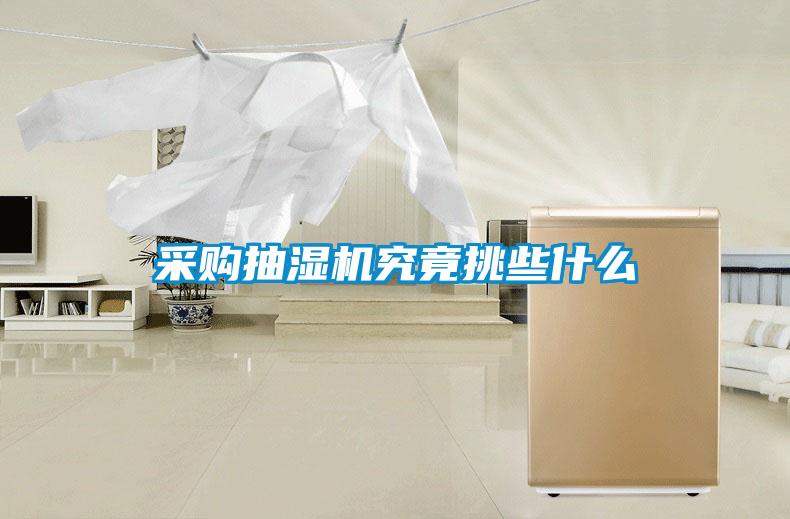 采購(gòu)抽濕機(jī)究竟挑些什么