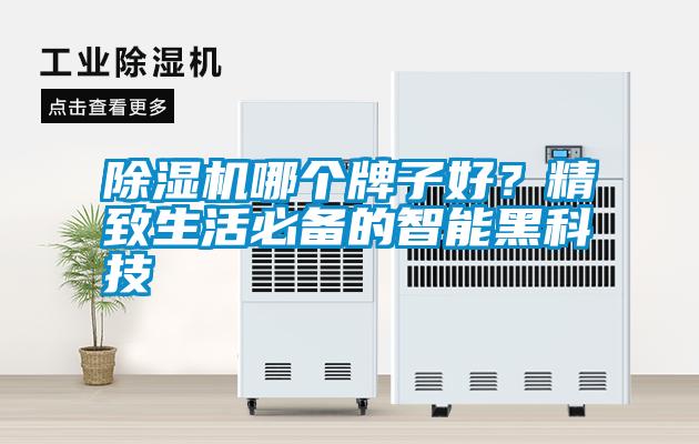 除濕機哪個牌子好？精致生活必備的智能黑科技
