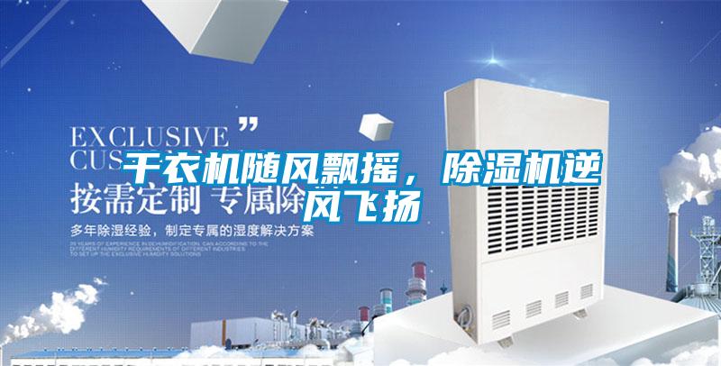干衣機(jī)隨風(fēng)飄搖，除濕機(jī)逆風(fēng)飛揚(yáng)