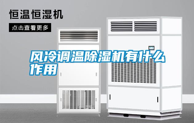 風(fēng)冷調(diào)溫除濕機有什么作用