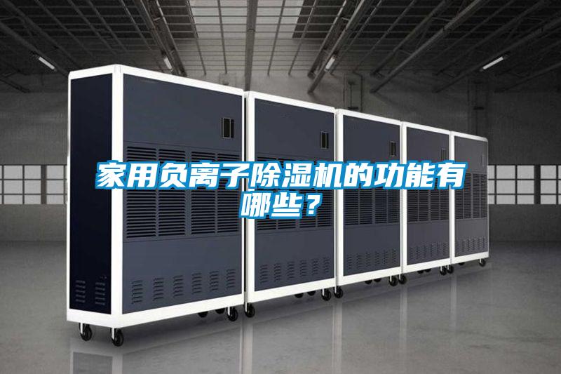 家用負離子除濕機的功能有哪些？