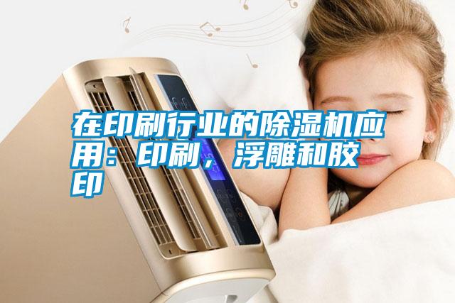 在印刷行業(yè)的除濕機(jī)應(yīng)用：印刷，浮雕和膠印