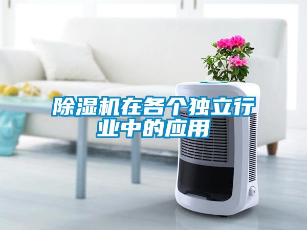 除濕機在各個獨立行業(yè)中的應(yīng)用