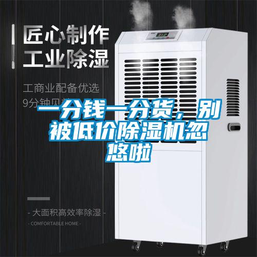 一分錢一分貨，別被低價除濕機(jī)忽悠啦