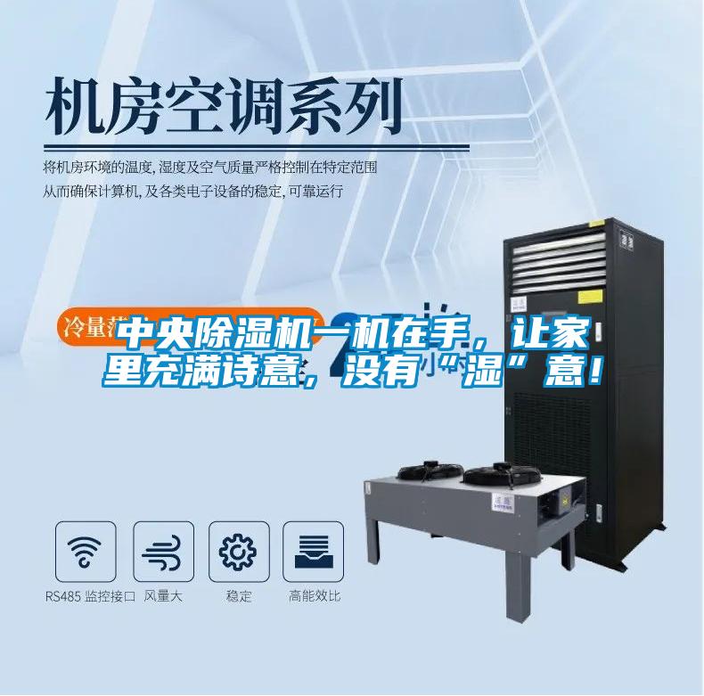 中央除濕機(jī)一機(jī)在手，讓家里充滿詩意，沒有“濕”意！