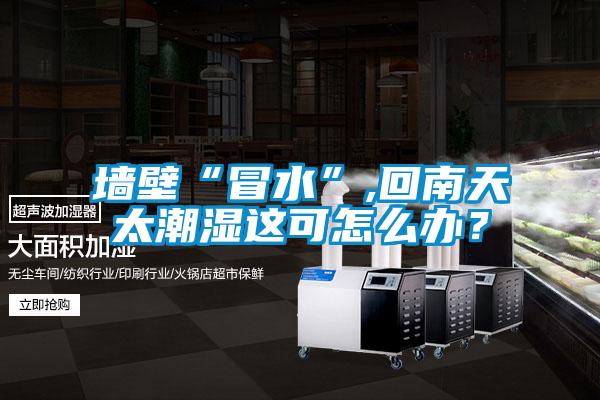 墻壁“冒水”,回南天太潮濕這可怎么辦？