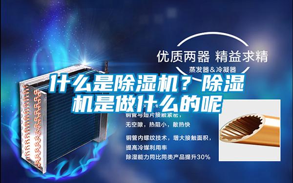 什么是除濕機？除濕機是做什么的呢