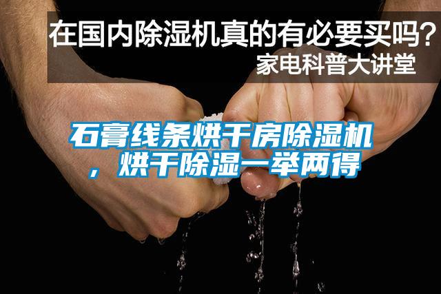 石膏線條烘干房除濕機，烘干除濕一舉兩得