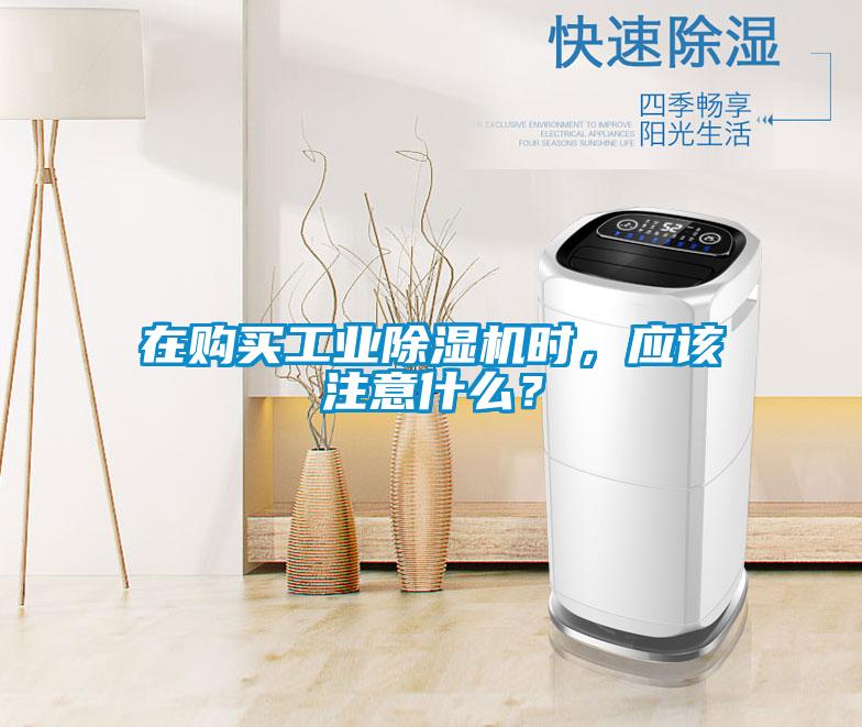 在購買工業(yè)除濕機時，應(yīng)該注意什么？