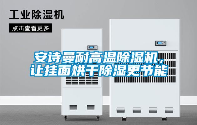 安詩曼耐高溫除濕機(jī)，讓掛面烘干除濕更節(jié)能