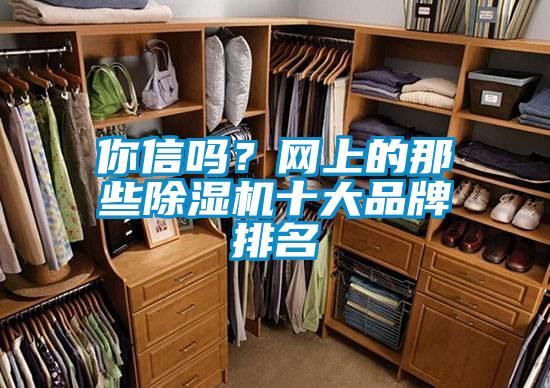 你信嗎？網(wǎng)上的那些除濕機(jī)十大品牌排名