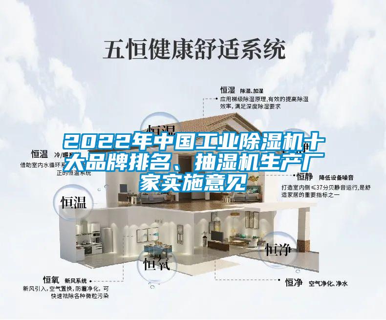 2022年中國(guó)工業(yè)除濕機(jī)十大品牌排名、抽濕機(jī)生產(chǎn)廠家實(shí)施意見(jiàn)