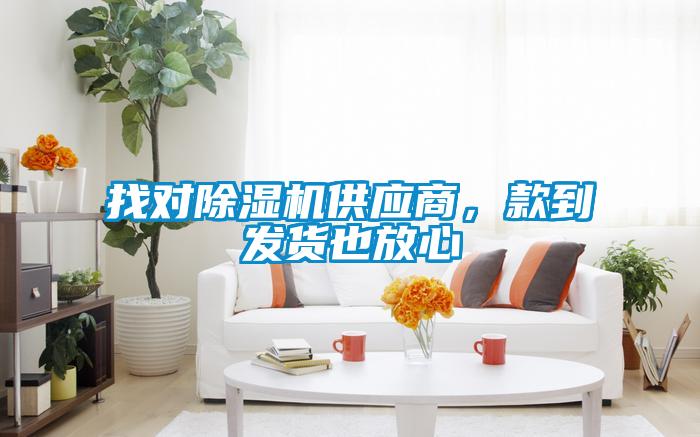 找對(duì)除濕機(jī)供應(yīng)商，款到發(fā)貨也放心