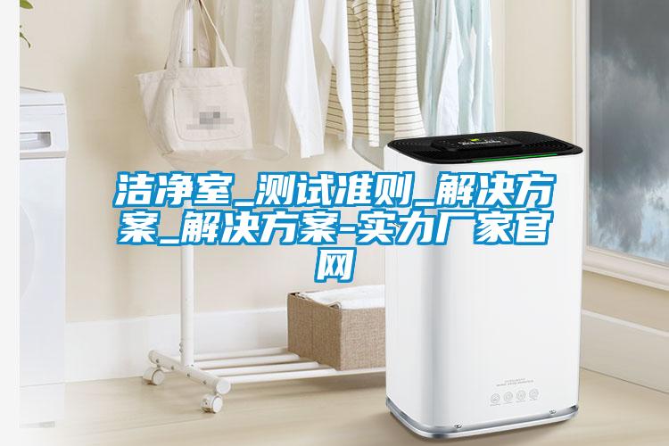 潔凈室_測試準(zhǔn)則_解決方案_解決方案-實(shí)力廠家官網(wǎng)