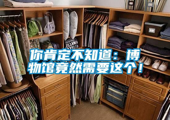 你肯定不知道：博物館竟然需要這個(gè)！