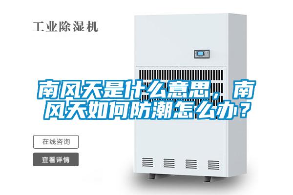 南風天是什么意思，南風天如何防潮怎么辦？
