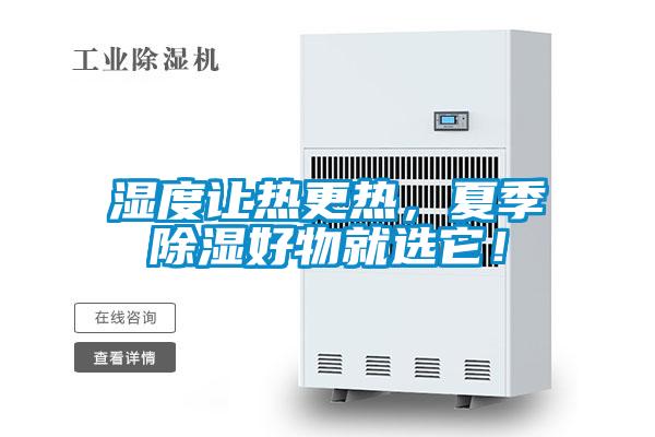 濕度讓熱更熱，夏季除濕好物就選它！
