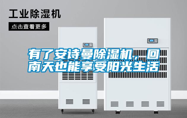 有了安詩曼除濕機，回南天也能享受陽光生活