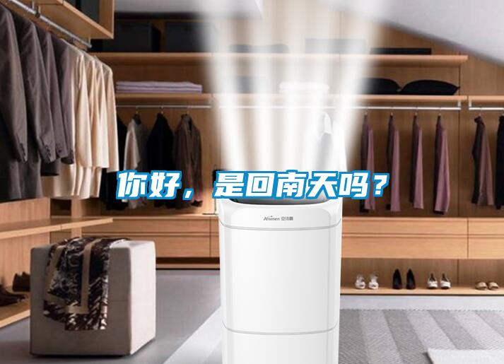你好，是回南天嗎？