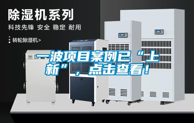 一波項(xiàng)目案例已“上新”，點(diǎn)擊查看！