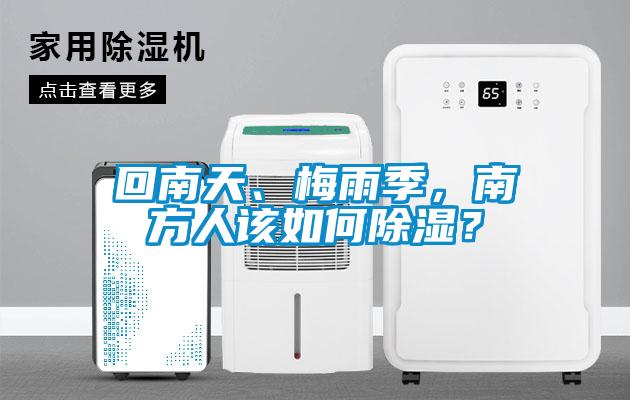 回南天、梅雨季，南方人該如何除濕？