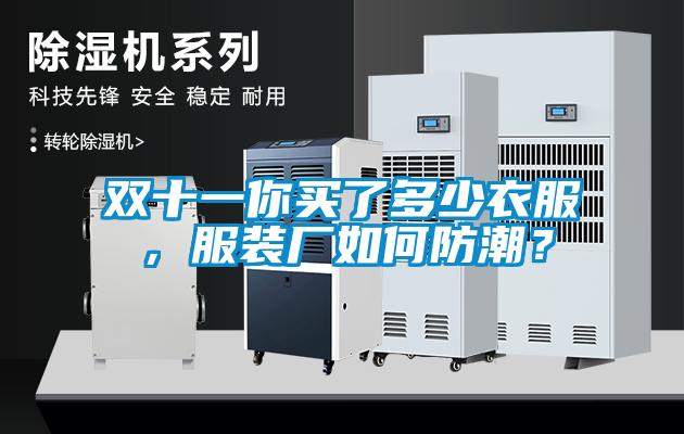 雙十一你買了多少衣服，服裝廠如何防潮？