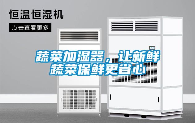 蔬菜加濕器，讓新鮮蔬菜保鮮更省心