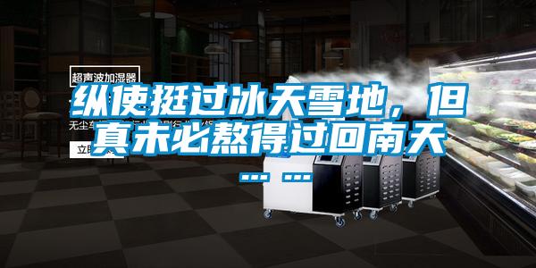 縱使挺過冰天雪地，但真未必熬得過回南天……