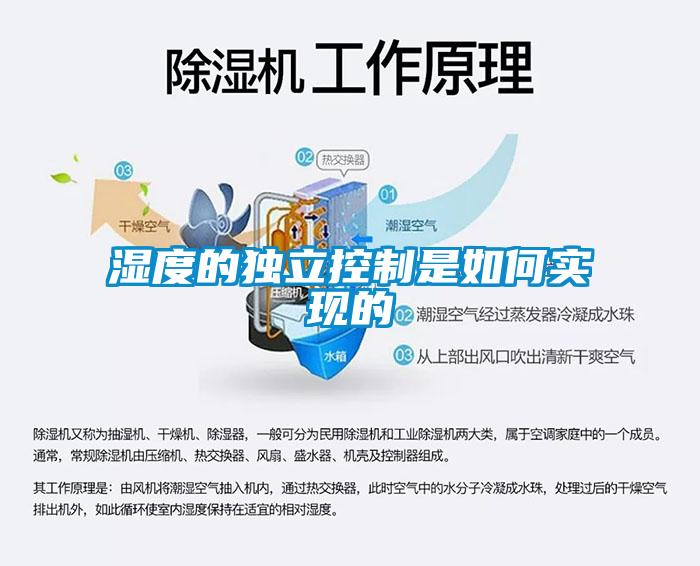 濕度的獨立控制是如何實現(xiàn)的