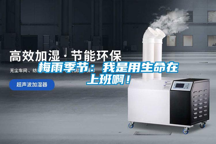 梅雨季節(jié)：我是用生命在上班??！
