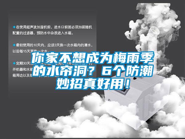 你家不想成為梅雨季的水簾洞？6個防潮妙招真好用！
