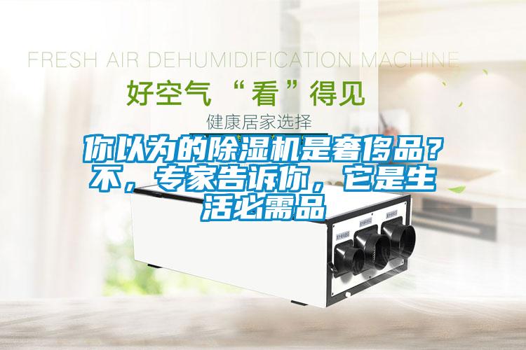 你以為的除濕機(jī)是奢侈品？不，專家告訴你，它是生活必需品