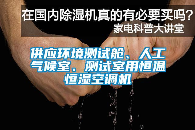 供應(yīng)環(huán)境測(cè)試艙、人工氣候室、測(cè)試室用恒溫恒濕空調(diào)機(jī)