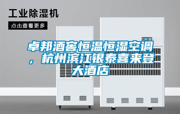 卓邦酒窖恒溫恒濕空調，杭州濱江銀泰喜來登大酒店