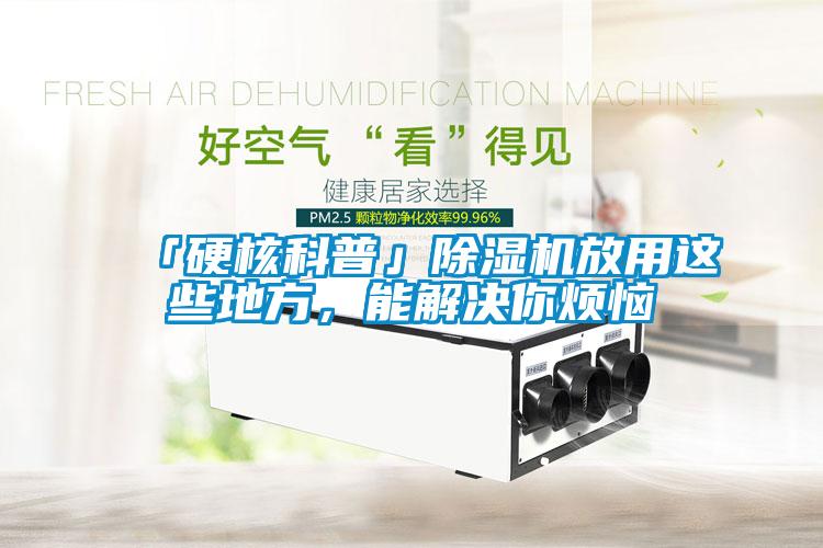 「硬核科普」除濕機放用這些地方，能解決你煩惱
