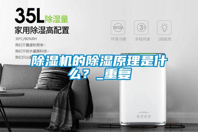 除濕機(jī)的除濕原理是什么？_重復(fù)