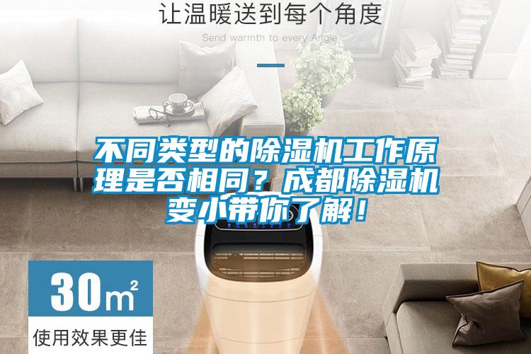 不同類型的除濕機(jī)工作原理是否相同？成都除濕機(jī)變小帶你了解！