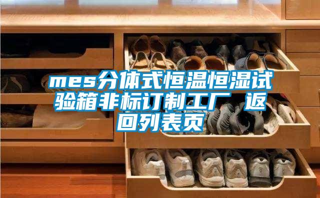 mes分體式恒溫恒濕試驗(yàn)箱非標(biāo)訂制工廠(chǎng) 返回列表頁(yè)